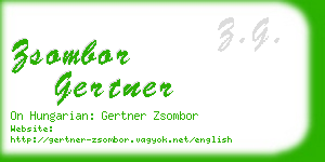 zsombor gertner business card